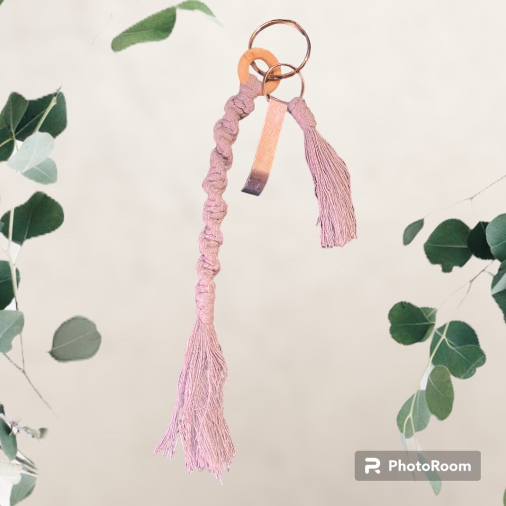Custom Hand Crafted Fringe Tassle Bottle Opener Keychain Combo